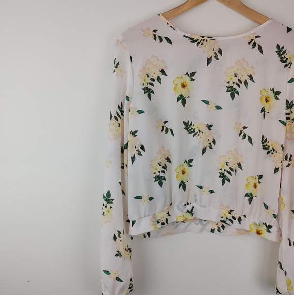 ARDENE | Sheer Floral Long Sleeve Blouse - Picture 3 of 12